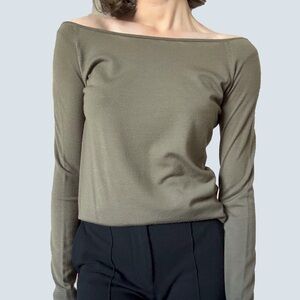 Off-Shoulder Theory Sweater